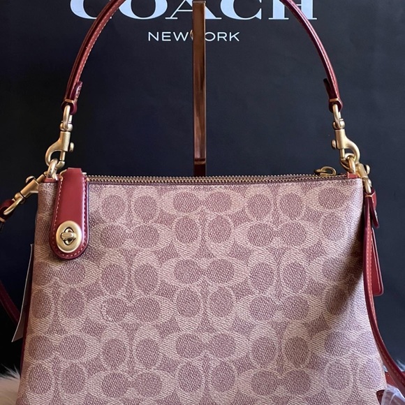 Bags Coach Double Zip Shoulder Bag In Signature Canvas Poshmark